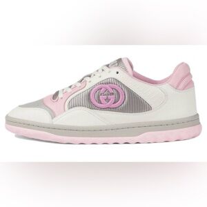 Gucci MAC80 Pink Grey Off White Sneakers